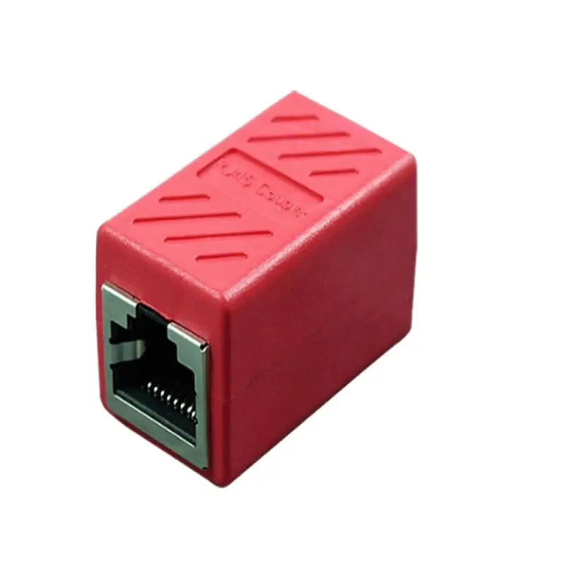 1/2шт Разъем RJ45, Сетевой удлинитель с гигабитным интерфейсом Ethernet, преобразователь 