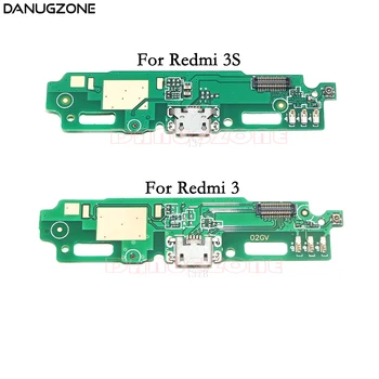 USB-док-станция для зарядки, разъем для подключения порта, плата для зарядки, гибкий кабель для Xiaomi Redmi 3-3S