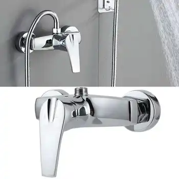 Клапан для душа с резьбой G1/2 Для ванной Комнаты, Подъемная ванна с одной ручкой, Простой Смесительный клапан с регулировкой Подачи Воды, Принадлежности для ванной комнаты