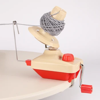 Ручная машина для намотки пряжи Волокнистая Шерстяная Струна для намотки шариковой нити Машина для намотки кабеля для домашнего шитья 